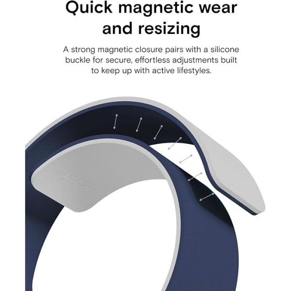 MOFT Apple Watch 11 42mm Silikon Kay-Wade Blue