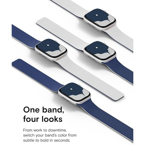 MOFT Apple Watch 11 42mm Silikon Kay-Wade Blue