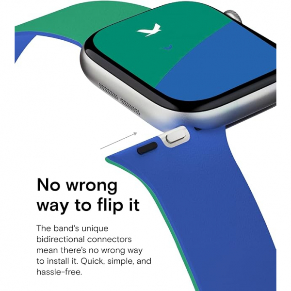 MOFT Apple Watch 11 42mm Silikon Kay-Roam Green