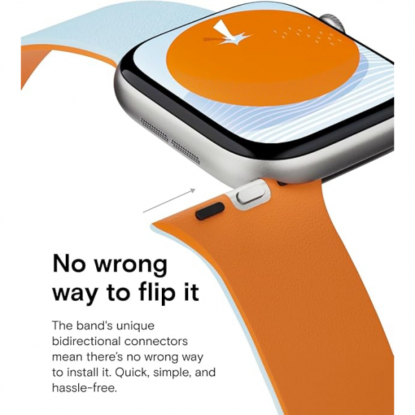 MOFT Apple Watch 11 42mm Silikon Kay-Wake Orange