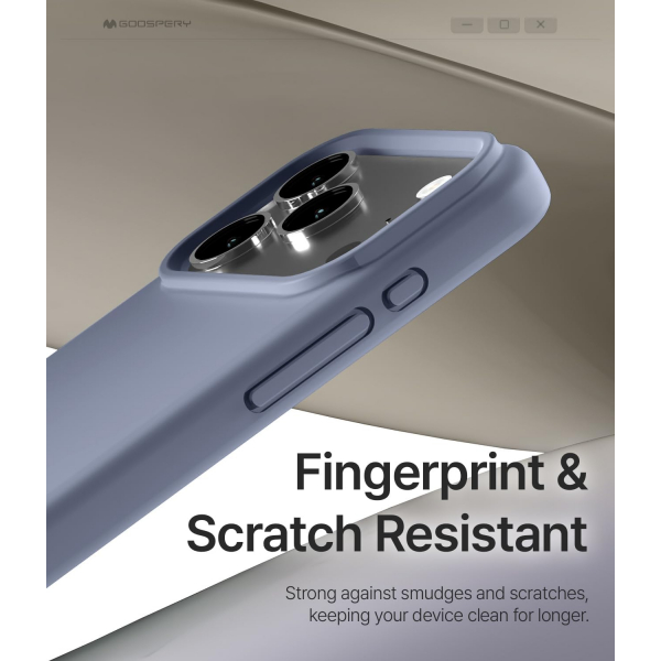 Goospery Apple iPhone 17 Pro Max Liquid Klf-Lavender Gray