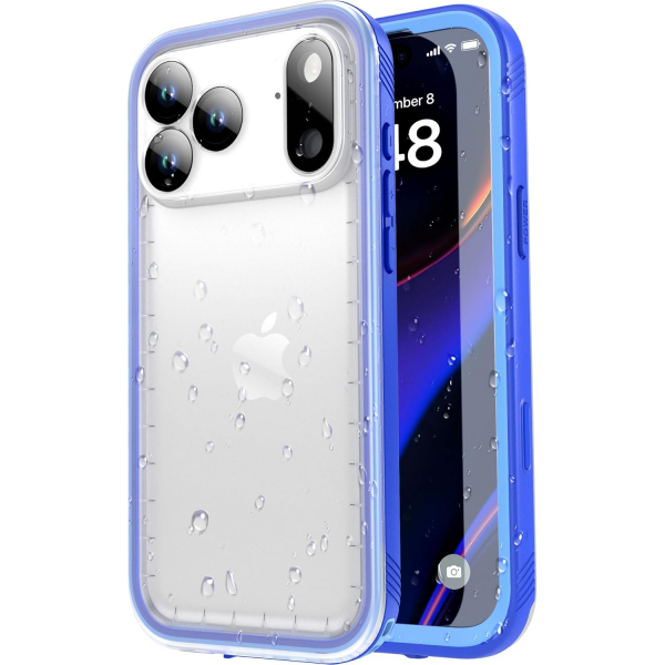 SPORTLINK Apple iPhone 17 Pro Max Su Geirmez Klf-Blue