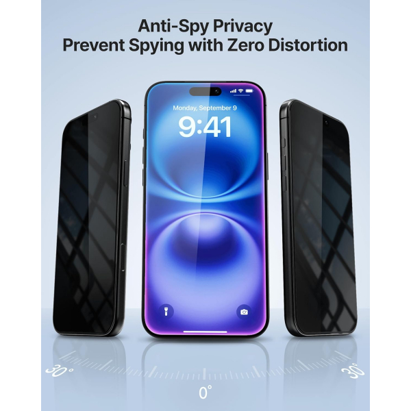 Whitestone iPhone 17 Pro Privacy Ekran Koruyucu(2 Adet)