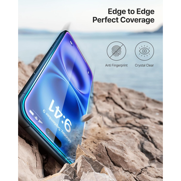 Whitestone iPhone 17 Pro DOME UV Ekran Koruyucu(2 Adet)