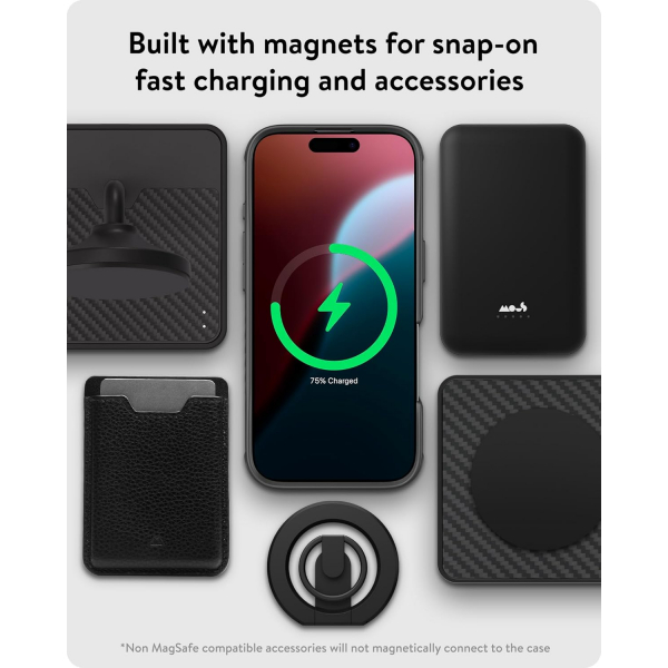 Mous Apple iPhone 16 Pro Max MagSafe Klf-Iridescent