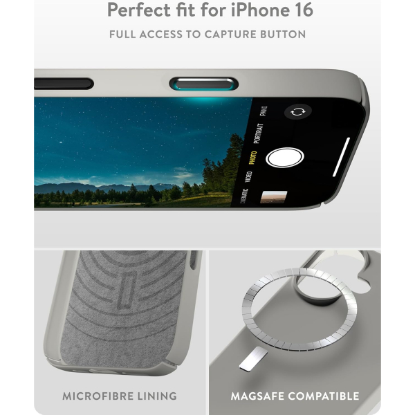 Mous Apple iPhone 16 Plus Slim Klf-Stone