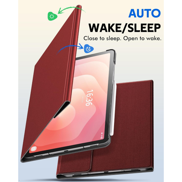 INFILAND Samsung Galaxy Tab S11 Ultra Standl Klf-Red