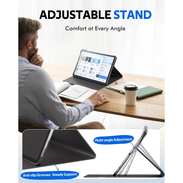 INFILAND Samsung Galaxy Tab S11 Ultra Standl Klf-Red
