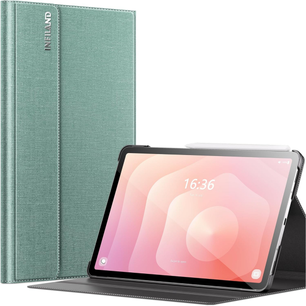 INFILAND Samsung Galaxy Tab S11 Ultra Standl Klf-Mint Green