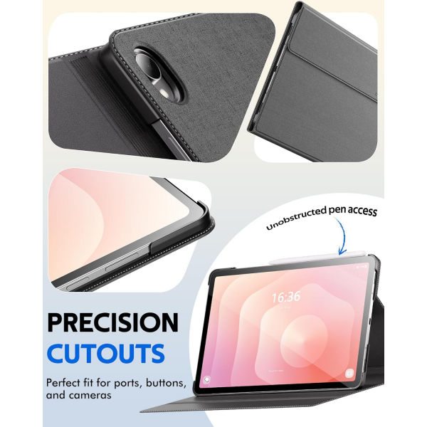 INFILAND Samsung Galaxy Tab S11 Ultra Standl Klf-Grey