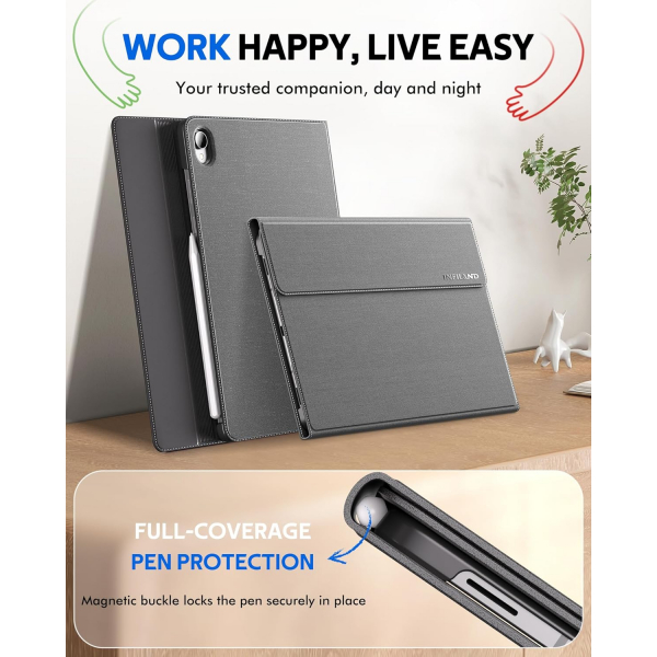 INFILAND Samsung Galaxy Tab S11 Ultra Standl Klf-Grey