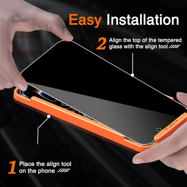Milomdoi iPhone 17 Pro Privacy Ekran Koruyucu(3Adet)