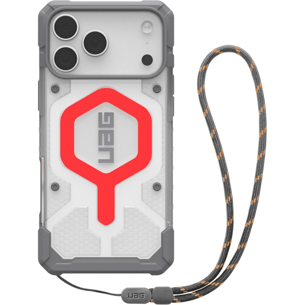 UAG Apple iPhone 17 Pro Pathfinder Clear Klf-Lava Paracord 