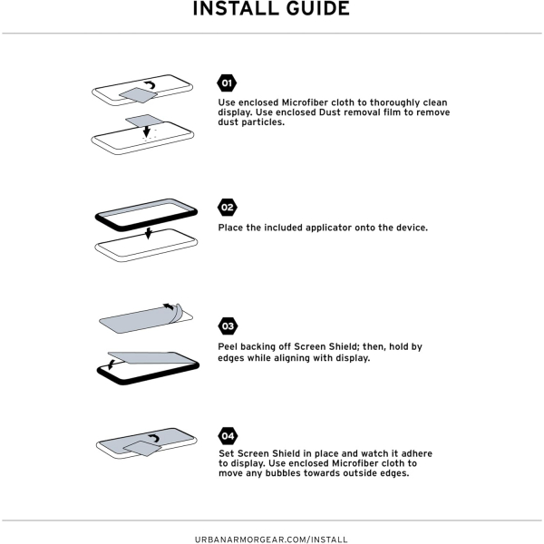 UAG Apple iPhone 17 Pro Max Cam Ekran Koruyucu