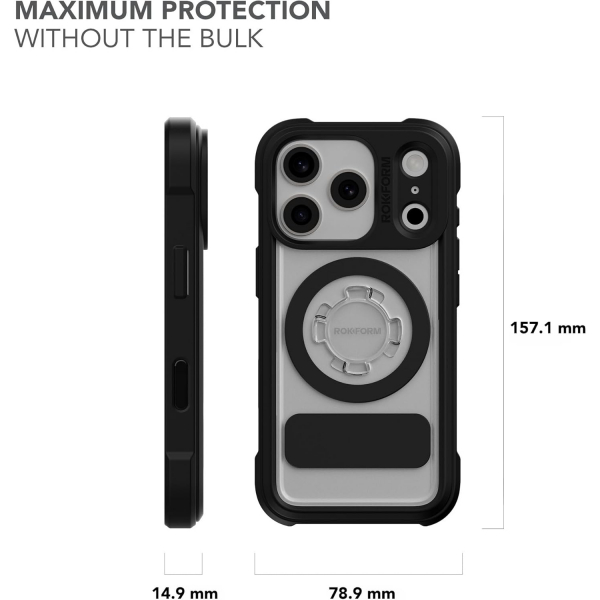 Rokform Apple iPhone 17 Pro Max Rugged Klf-Clear