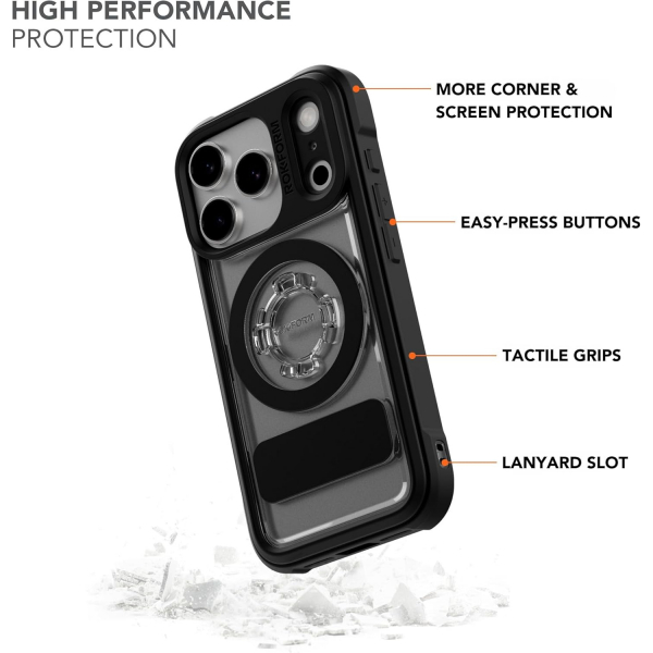 Rokform Apple iPhone 17 Pro Max Rugged Klf-Clear