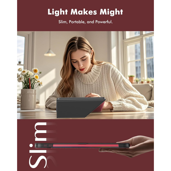 INFILAND Apple iPad Air Flex Klf (11 in)-Burgundy