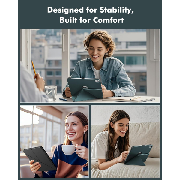 INFILAND Apple iPad Air Flex Klf (11 in)-Midnight Green