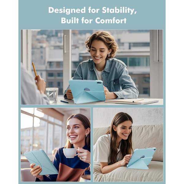 INFILAND Apple iPad Air Flex Klf (11 in)-Sky Blue