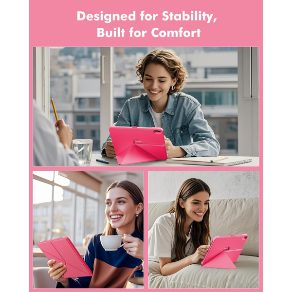 INFILAND Apple iPad Air Flex Klf (11 in)-Watermelon Pink