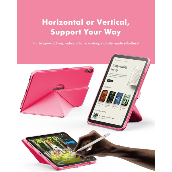 INFILAND Apple iPad Air Flex Klf (11 in)-Watermelon Pink