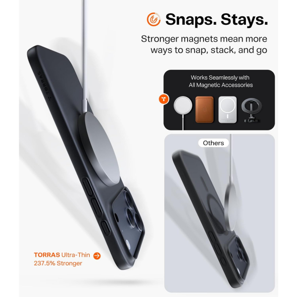 TORRAS Apple iPhone 17 Pro OriginFit Klf-Black