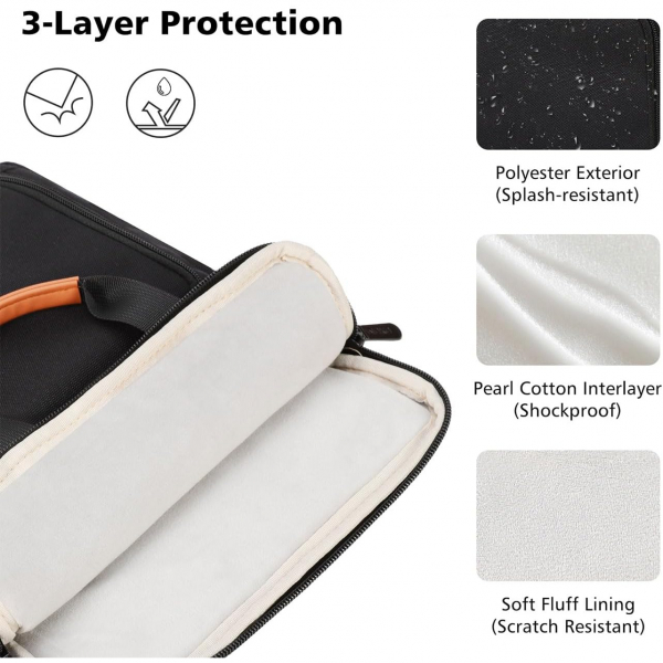 MoKo Tablet Omuz antas (12.9 in)-Black