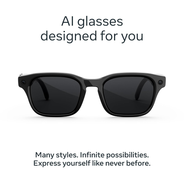 Meta Adventurer 2026 Ak�ll� G�zl�k (Large)-Classic Black/Polarized Grey