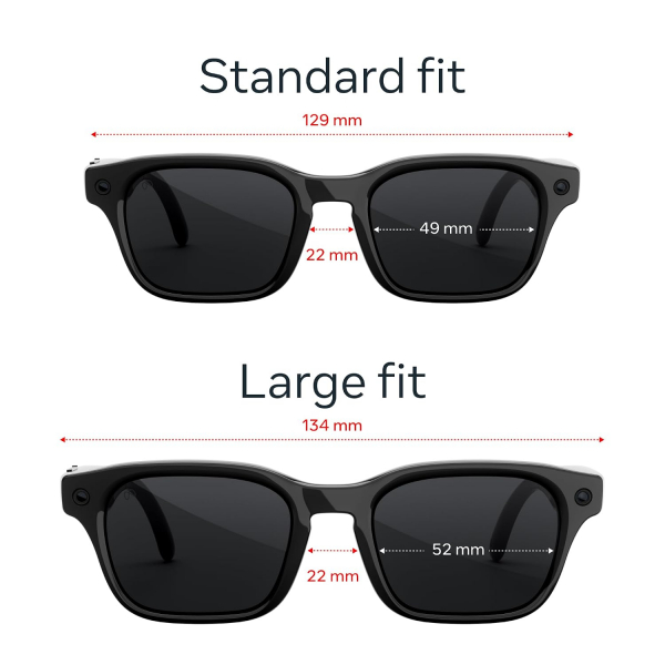 Meta Adventurer 2026 Ak�ll� G�zl�k (Large)-Classic Black/Polarized Grey