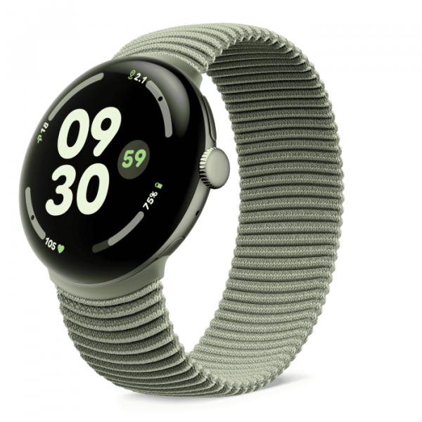 Google Pixel Watch 5 Esnek Kay�� 41mm (Olive)-XS