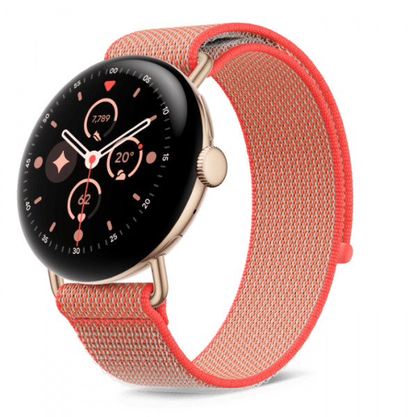 Google Pixel Watch 5 Performans Kay��� (41mm)-Canyon / Champagne Gold
