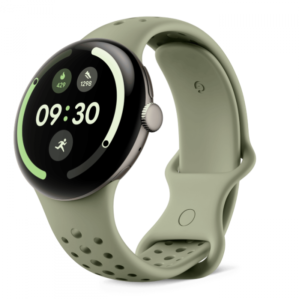 Google Pixel Watch 5 Active Sport Kay�� 41mm (Olive)-Small