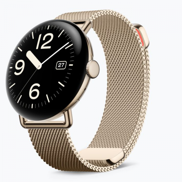 Google Pixel Watch 5 Metal �rg� Kay�� (41mm)-Champagne Gold