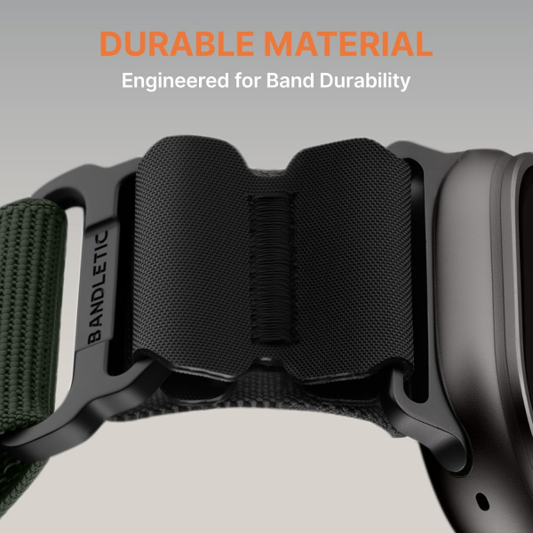 Bandletic Apple Watch Tactical Sportif Kay�� (Med�um)-Green