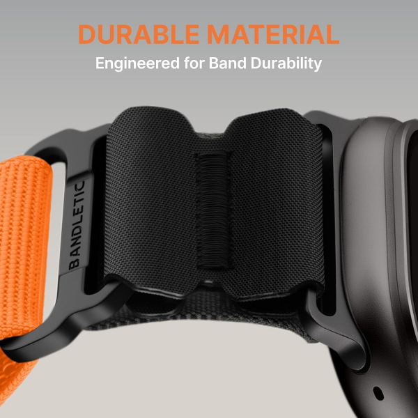 Bandletic Apple Watch Tactical Sportif Kay�� (Med�um)-Orange