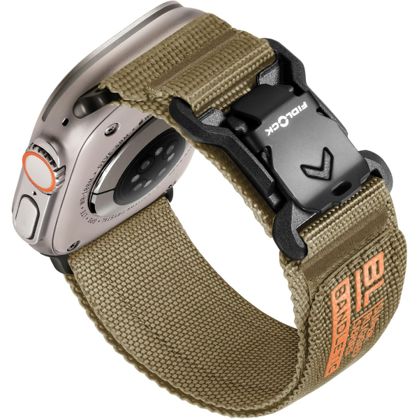 Bandletic Manyetik ��kart�labilir Naylon Kay�� 49mm (L)-Khaki