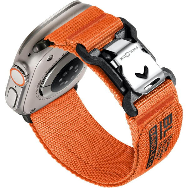 Bandletic Manyetik ��kart�labilir Naylon Kay�� 49mm (L)-Orange