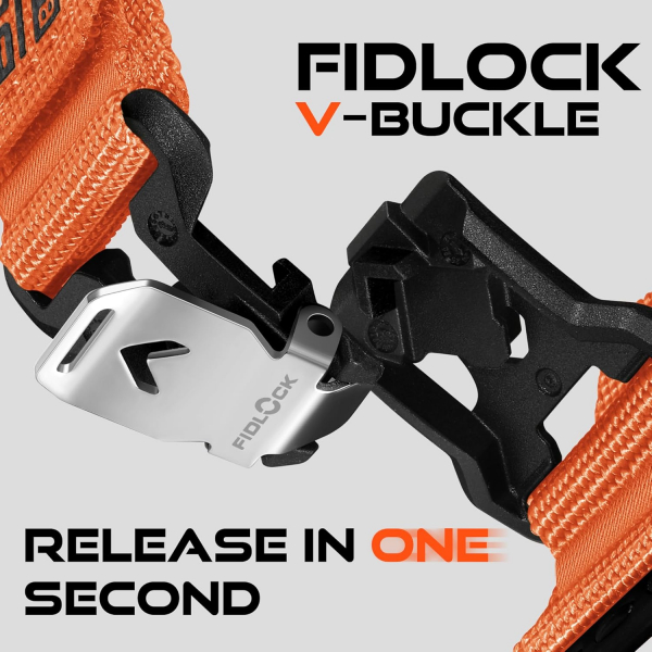 Bandletic Manyetik ��kart�labilir Naylon Kay�� 49mm (L)-Orange