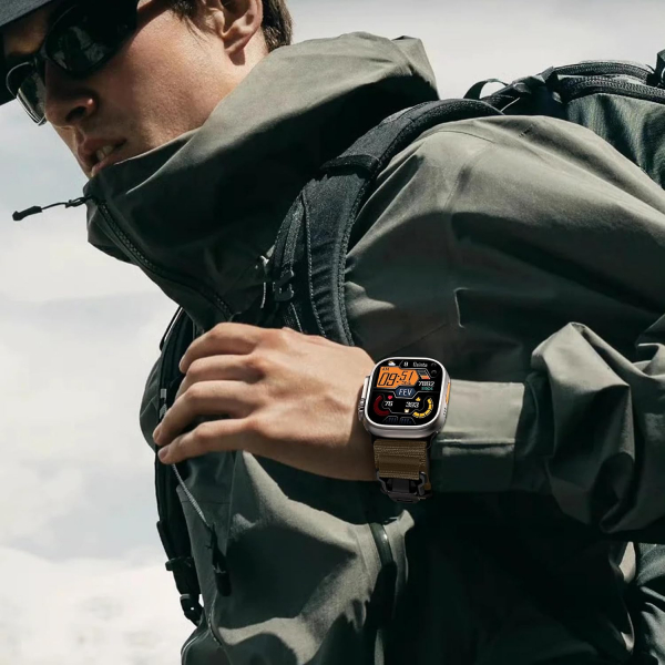 Bandletic Manyetik ��kart�labilir Naylon Kay�� 49mm (L)-Tan