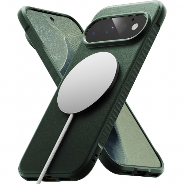 Ringke Google Pixel 11 MagSafe Uyumlu K�l�f-Magnetic Dark Green