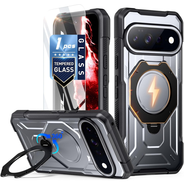 Poetic Google Pixel 11 D�ner Standl� K�l�f-Metallic Gun Metal