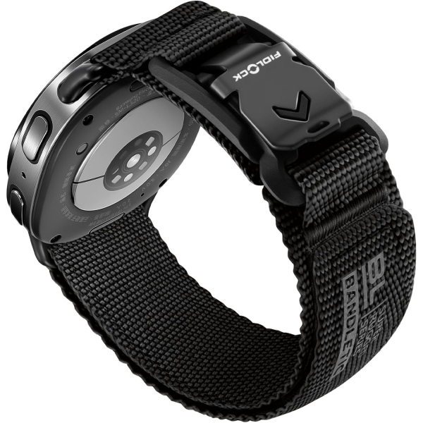 Bandletic Galaxy Watch 9/8 Naylon Sport Kay�� (Medium)-Black
