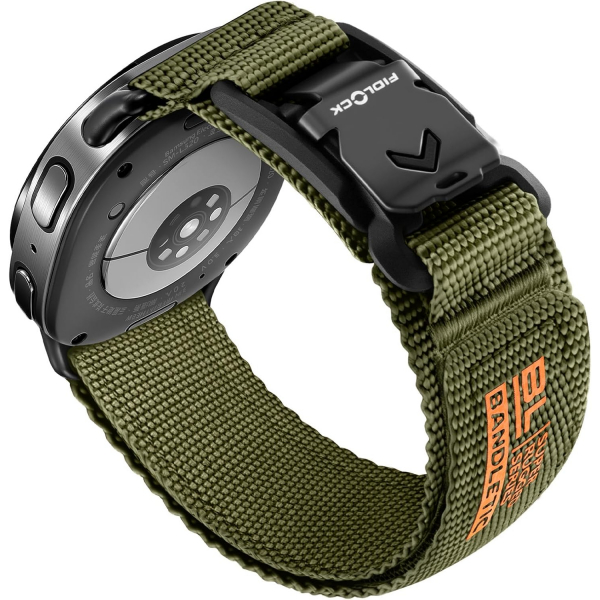 Bandletic Galaxy Watch 9/8 Naylon Sport Kay�� (Medium)-Army Green