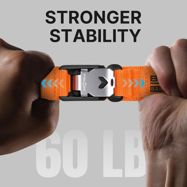 Bandletic Galaxy Watch 9/8 Naylon Sport Kay�� (Medium)-Orange