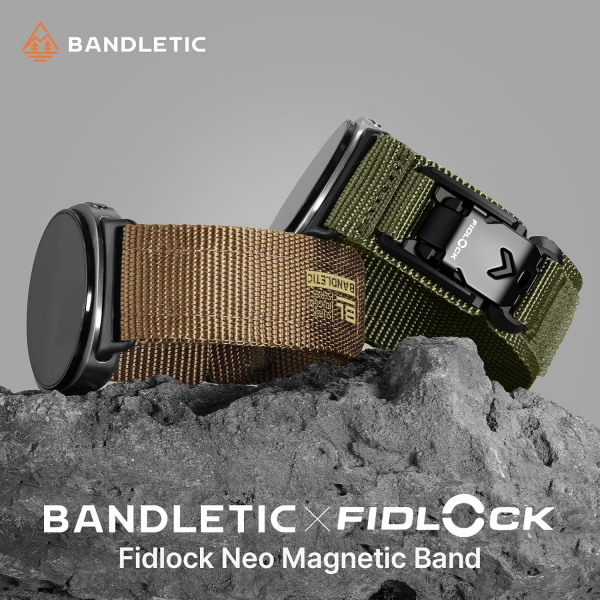 Bandletic Galaxy Watch 9/8 Naylon Sport Kay�� (Medium)-Tan
