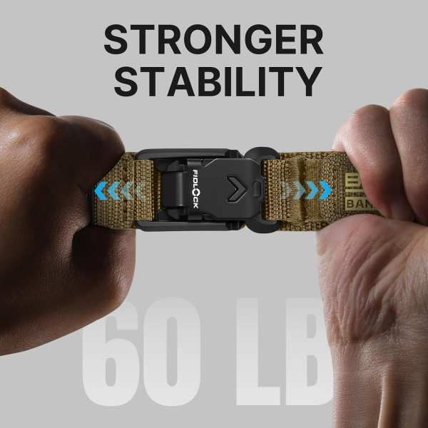 Bandletic Galaxy Watch 9/8 Naylon Sport Kay�� (Medium)-Tan