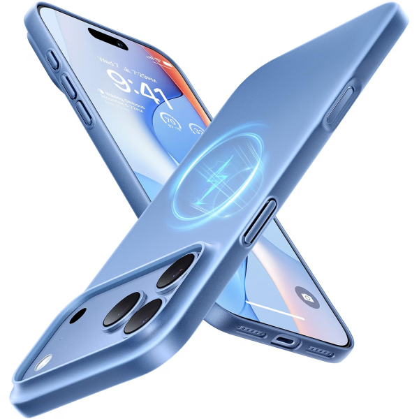 TORRAS OriginFit iPhone 18 Pro Max Manyetik �nce K�l�f-Glacier Blue