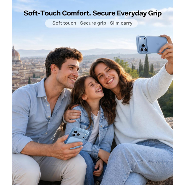 TORRAS iPhone 18 Pro Darbeye Dayan�kl� K�l�f-Glacier Blue