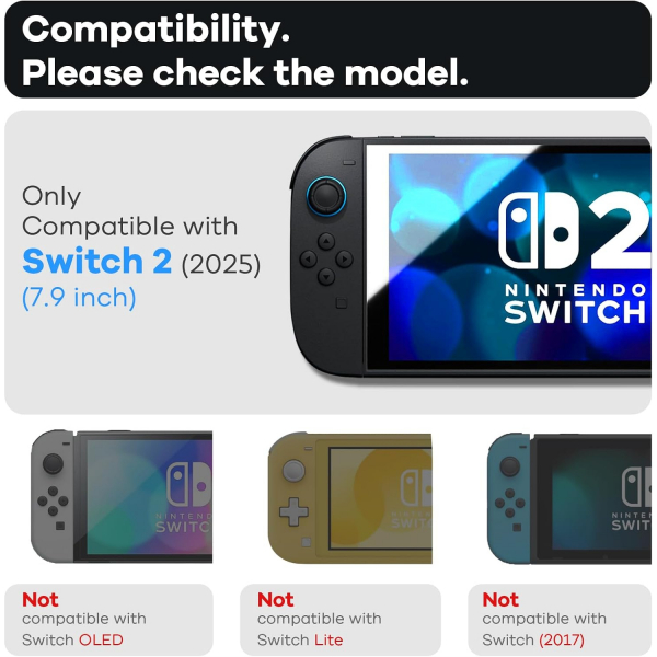 AACL Nintendo Switch 2 Ekran Koruyucu (3 Adet)