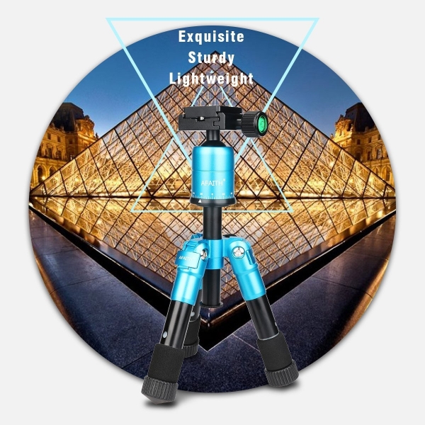 AFAITH Katlanabilir Tripod-Blue